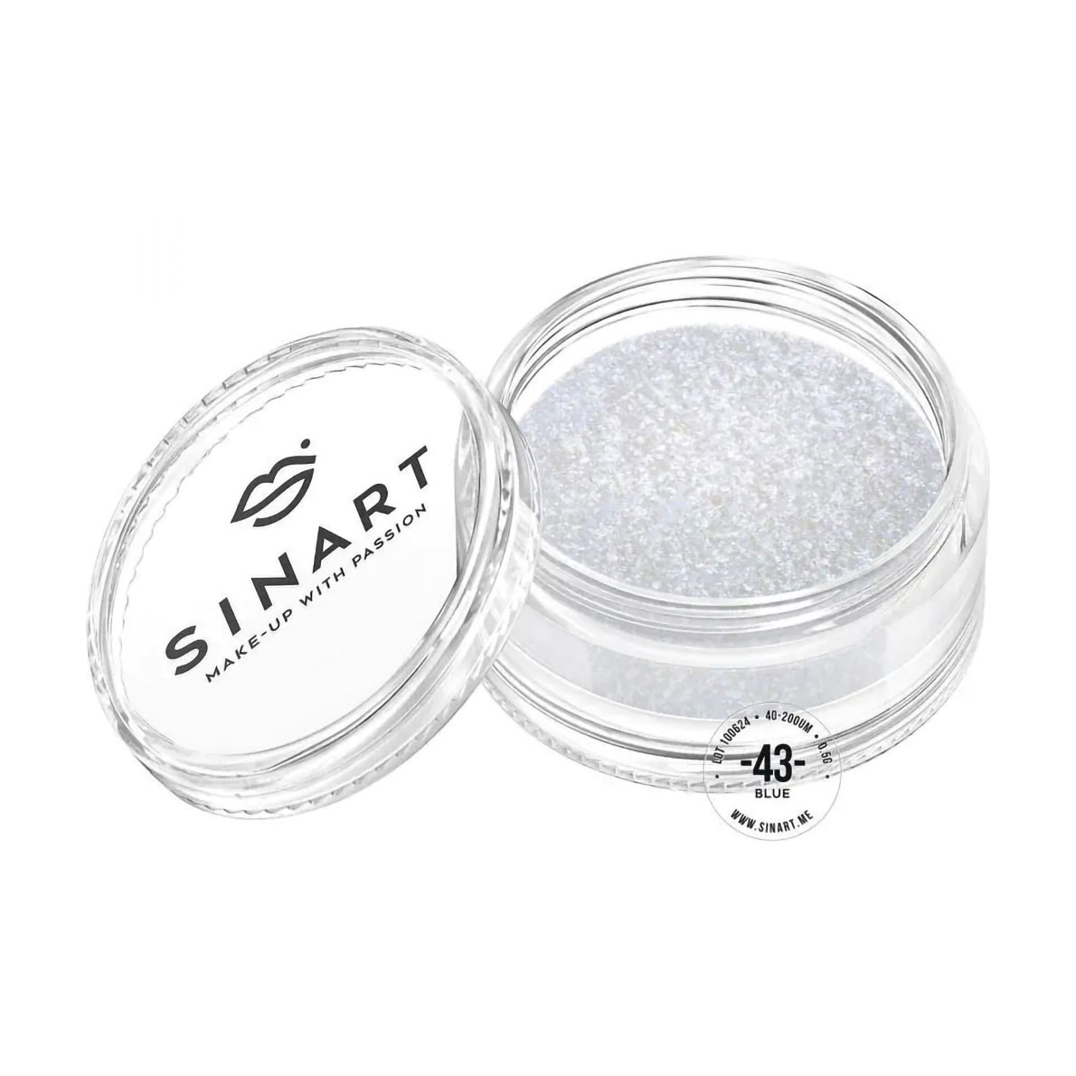 Пігмент для повік Sinart Make-Up With Passion, 43 Blue, 1 г